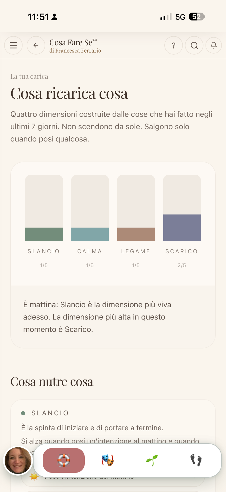Anteprima Carica dentro l'app